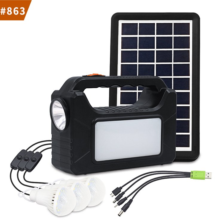 camping solar lighting system solar panel light home solar power energy system