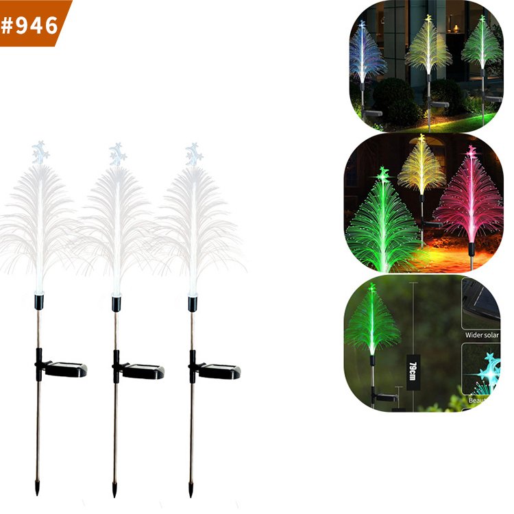 solar led light outdoor landscape lamp jellyfish garden lights lawn house decor