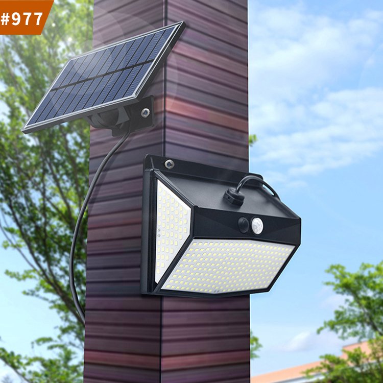 solar outdoor lights led wall ip65 waterproof wall light split solar wall lamp