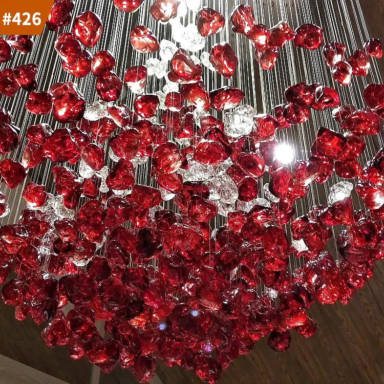 luxury home lighting modern hotel lobby stone chandeliers & pendant lights