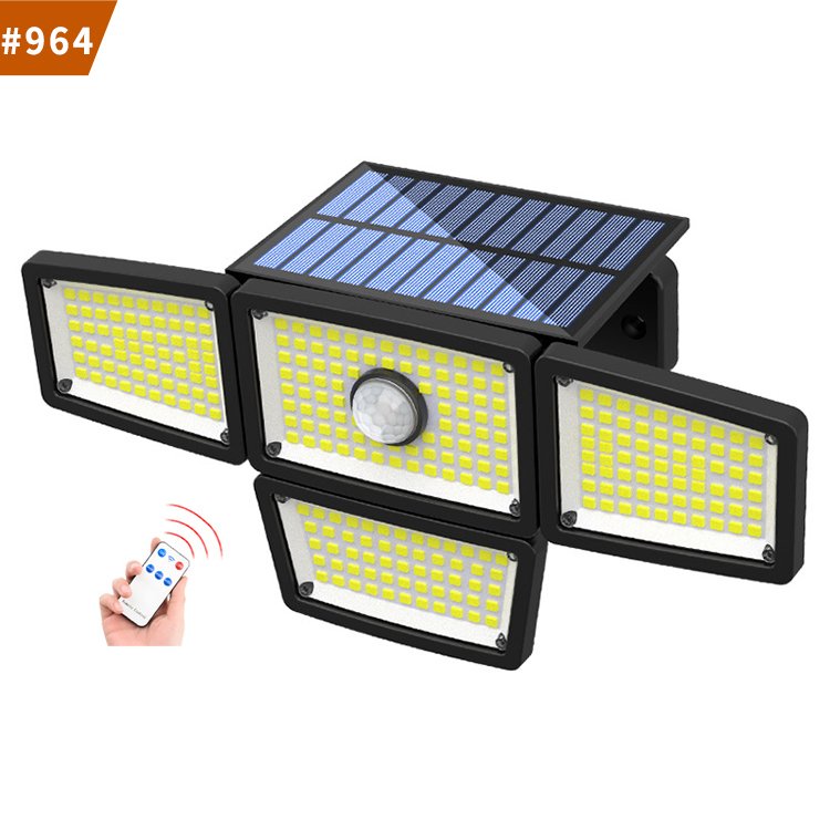 solar outdoor lights motion sensor lights waterproof solar flood wall lights