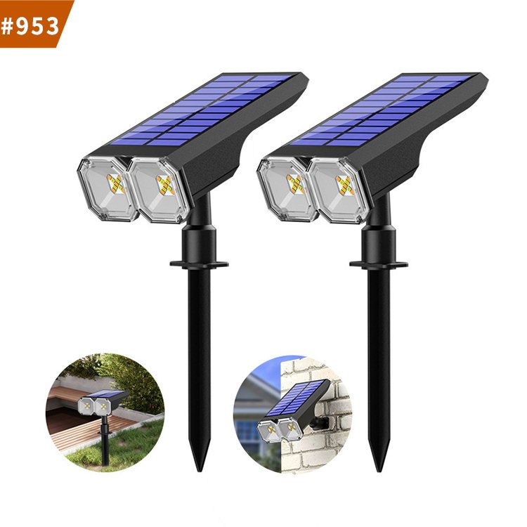 solar light outdoor motion sensor waterproof garden led solar lamp spotlights