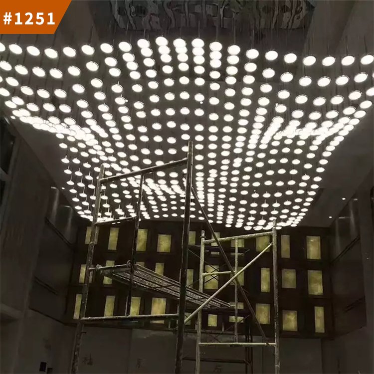 pendant light chandelier villa commercial center dining hall led chandelier