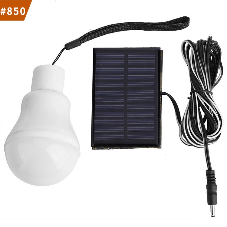camping lamps solar panel charging emergency light bulb led emergency light