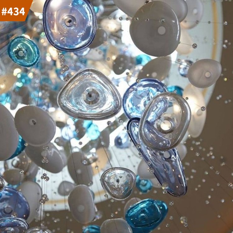 luxury home lighting modern fashionable murano glass bubble chandelier