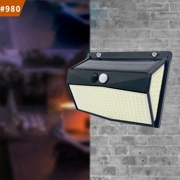 led solar lamp motion sensor outdoor lighting waterproof wall lamp street lamp