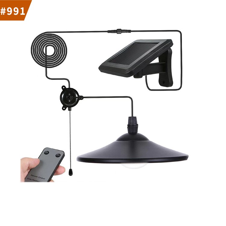 solar panel garden light led solar powered shed light hanging garage light