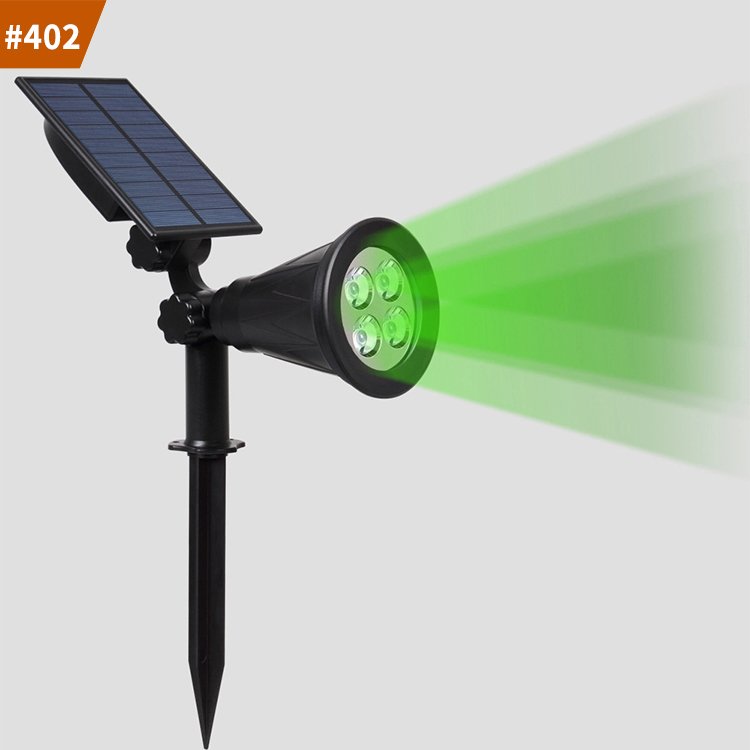 solar spot lights outdoor led wall landscape ip65 waterproof solar light garden