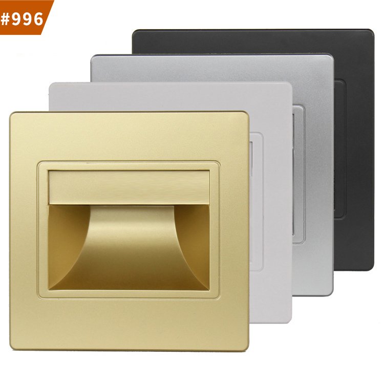 recessed led stair light wall sconce lighting step stairway aisle lamp basement