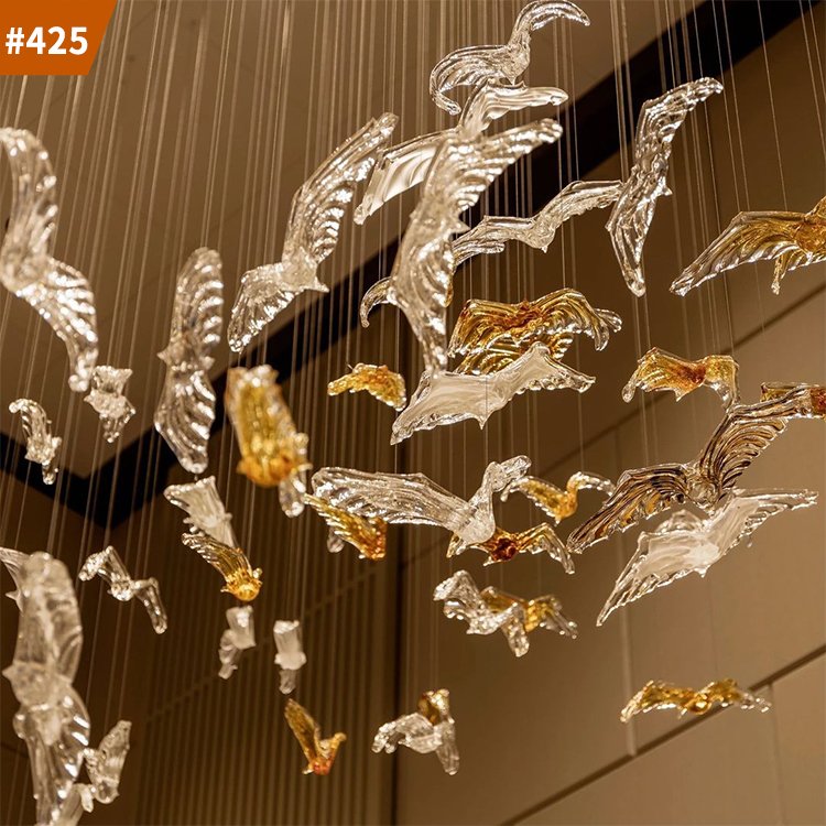 hotel lobby decorative nordic ceiling lighting chandelier for living room