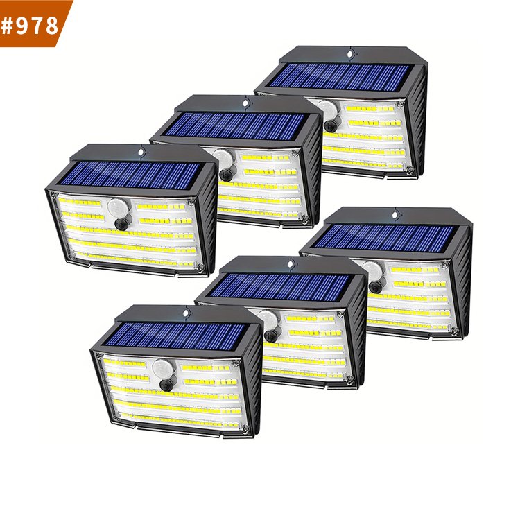 solar lights outdoor wireless motion sensor lights waterproof security lights