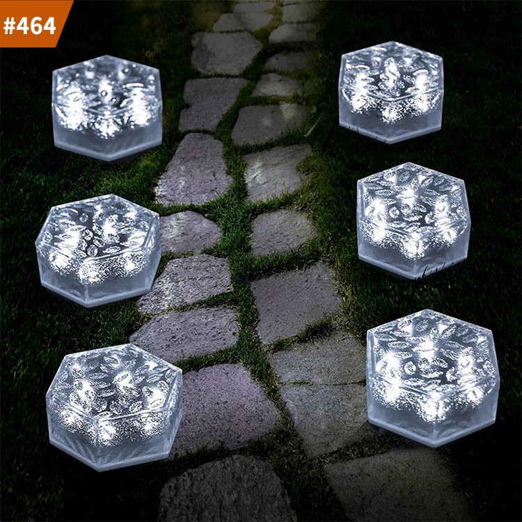 solar garden led light ice bricks garden light waterproof solar light for garden