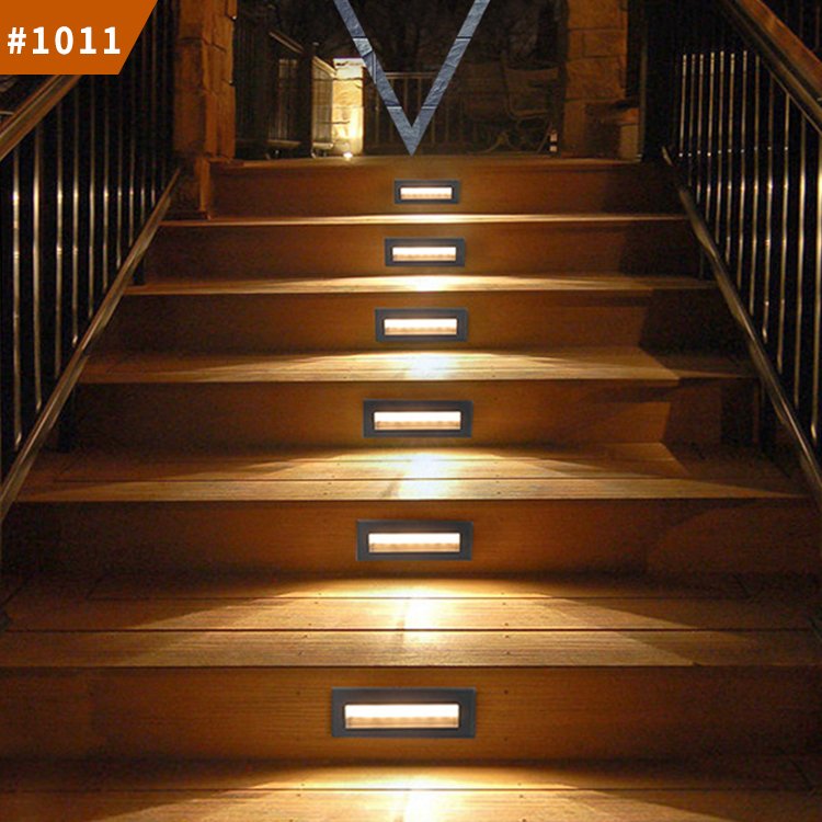 outdoor indoor night led wall light step stair light waterproof aisle step light