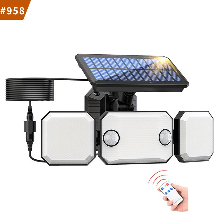 garden split solar wall light ip65 solar led light motion sensor wall light