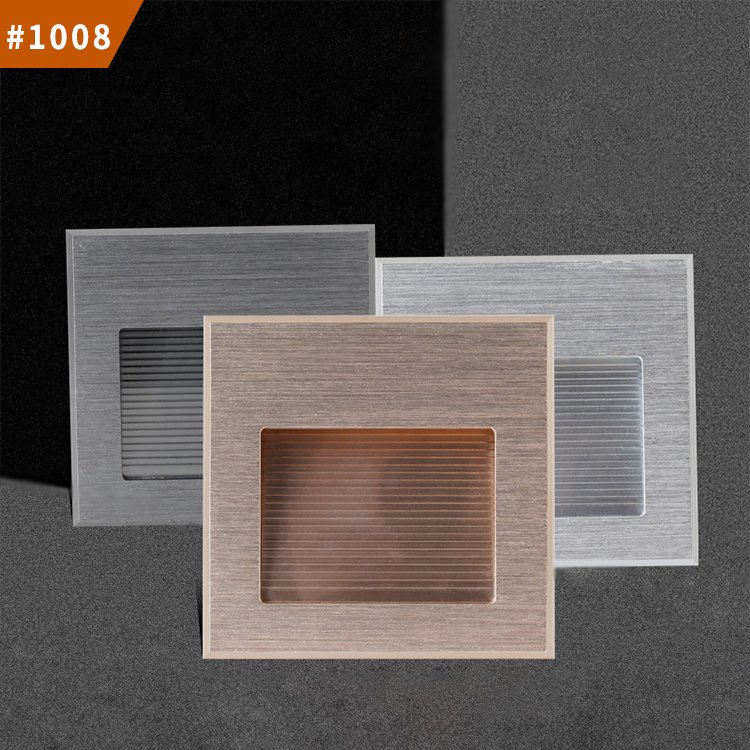 outdoor recessed led step light wall mounted lamp nightscape staircase light