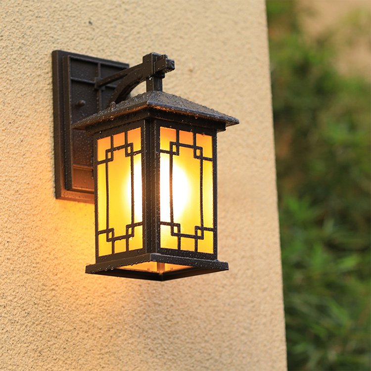 led light waterproof corridor light modern creative retro outdoor wall lamps